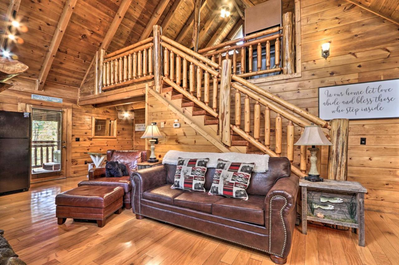 Smoky Mountain Log Cabin 7 Mi To Gatlinburg! Sevierville Luaran gambar