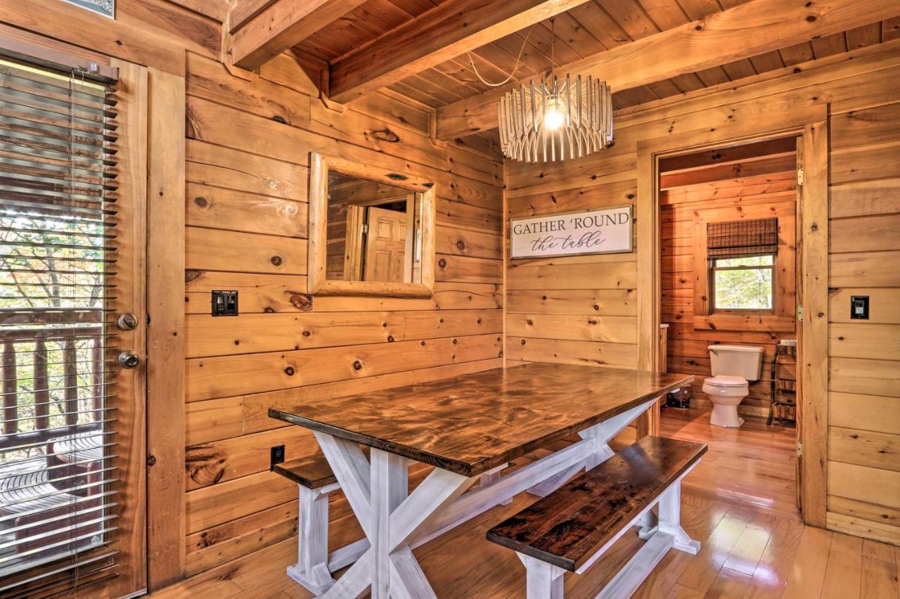Smoky Mountain Log Cabin 7 Mi To Gatlinburg! Sevierville Luaran gambar