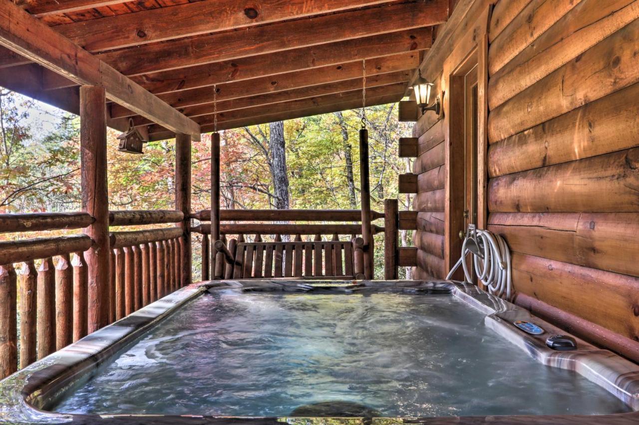 Smoky Mountain Log Cabin 7 Mi To Gatlinburg! Sevierville Luaran gambar
