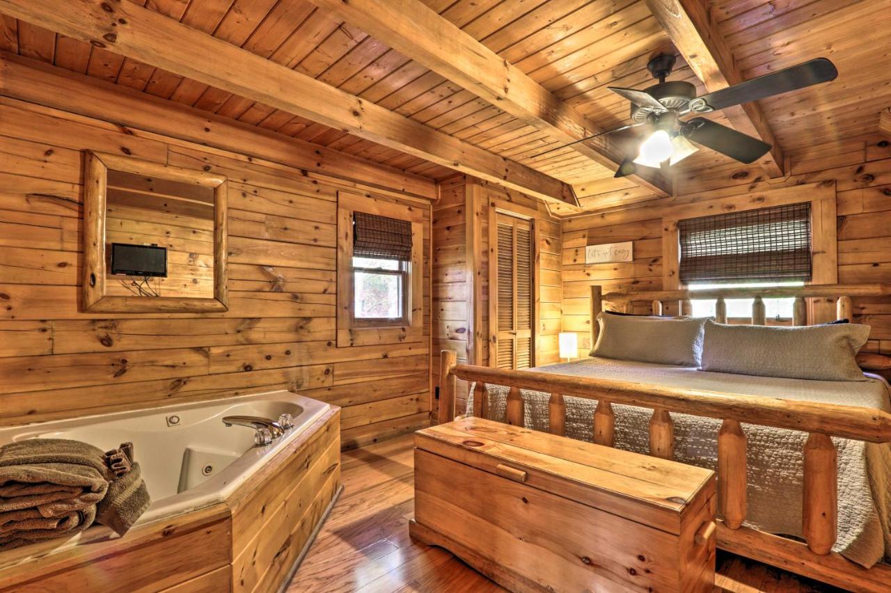 Smoky Mountain Log Cabin 7 Mi To Gatlinburg! Sevierville Luaran gambar