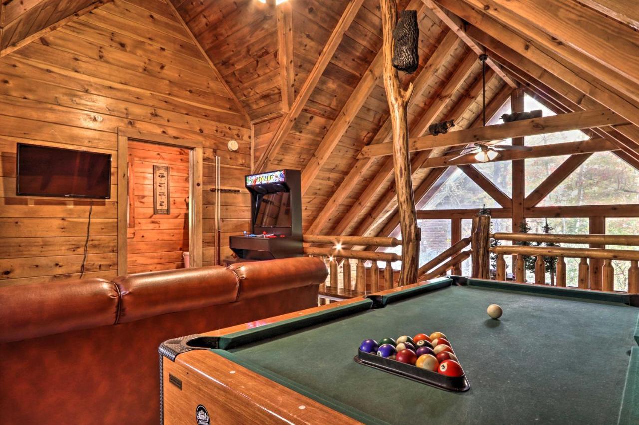 Smoky Mountain Log Cabin 7 Mi To Gatlinburg! Sevierville Luaran gambar