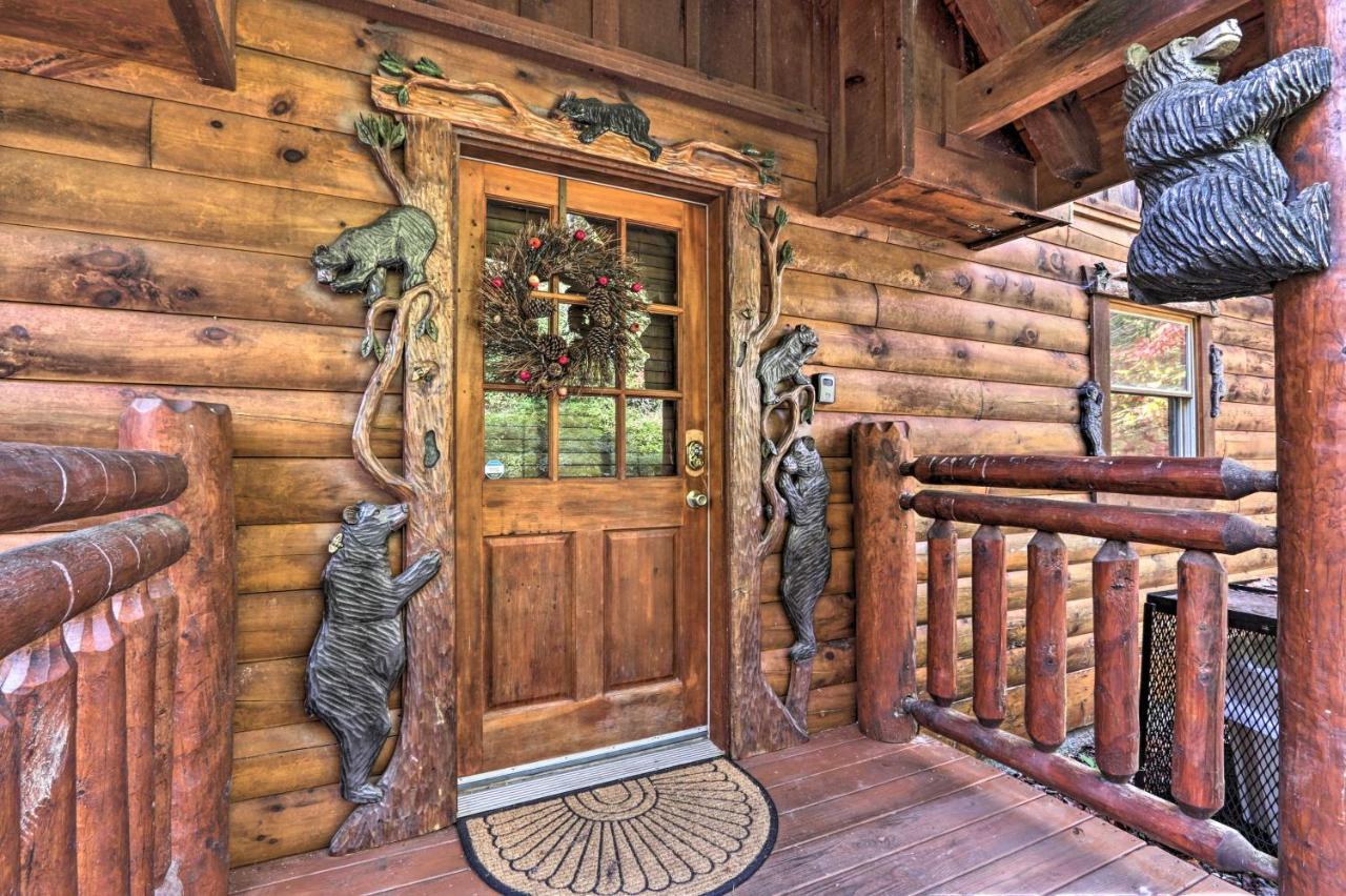 Smoky Mountain Log Cabin 7 Mi To Gatlinburg! Sevierville Luaran gambar