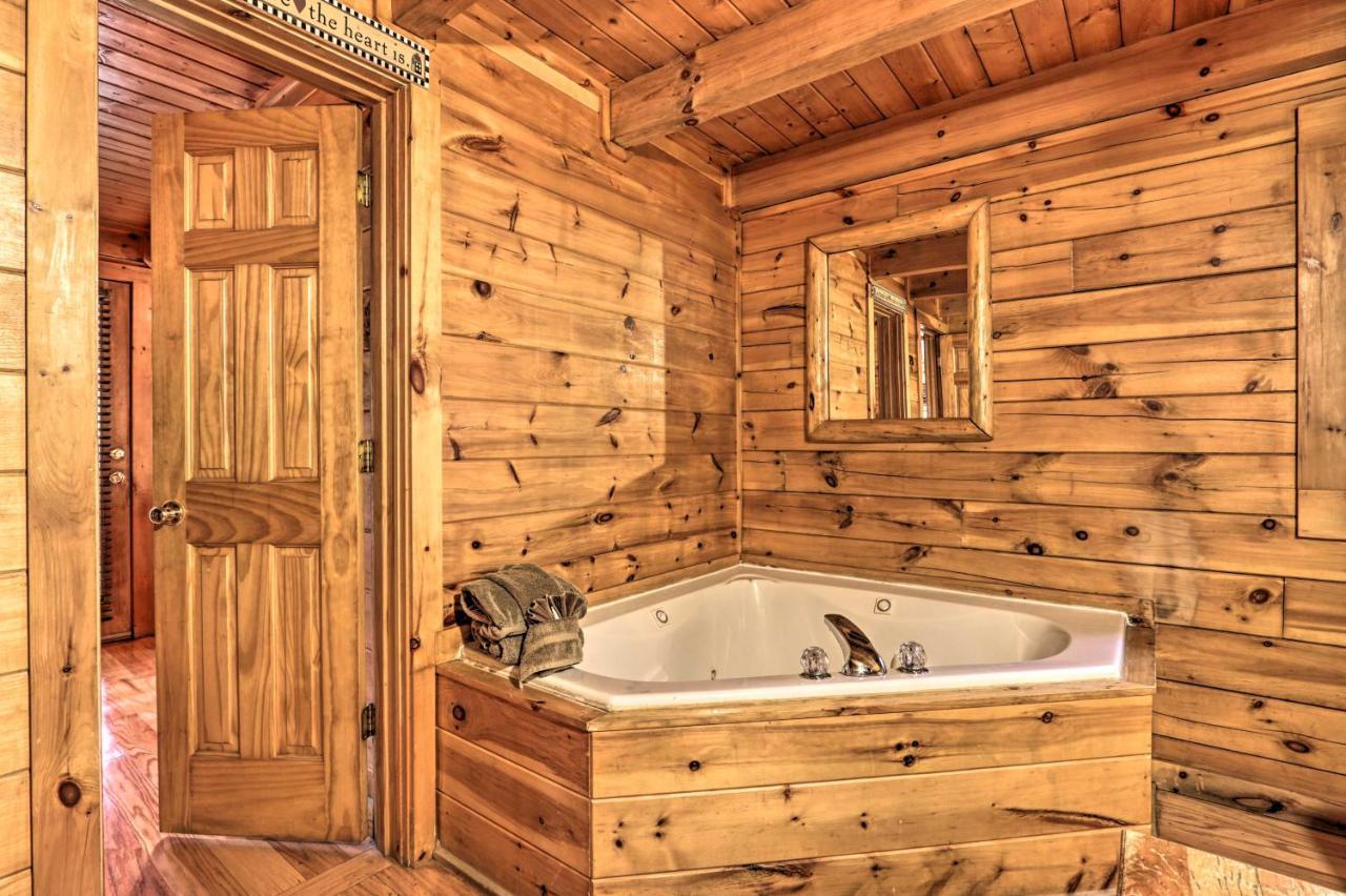 Smoky Mountain Log Cabin 7 Mi To Gatlinburg! Sevierville Luaran gambar