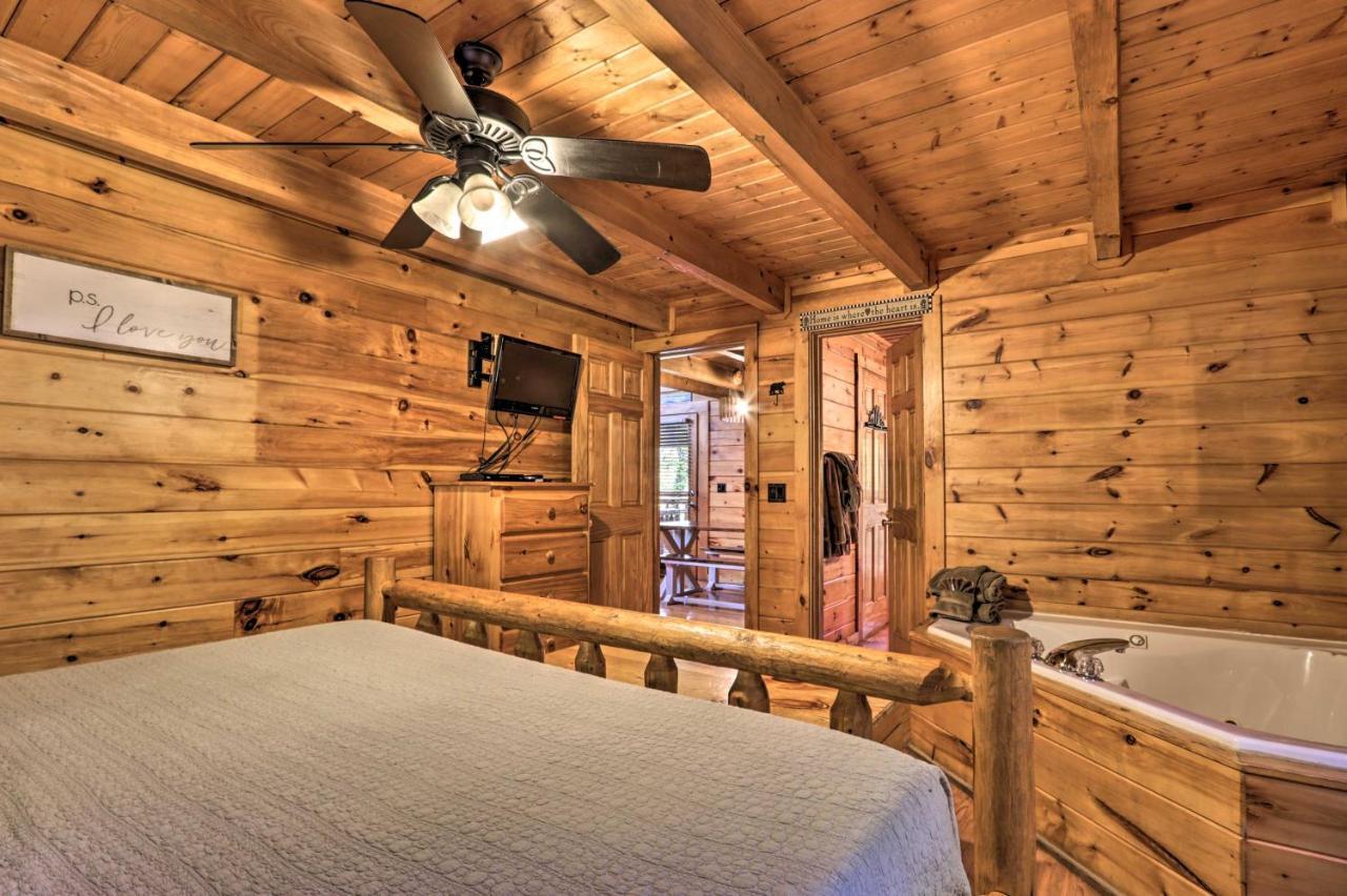 Smoky Mountain Log Cabin 7 Mi To Gatlinburg! Sevierville Luaran gambar